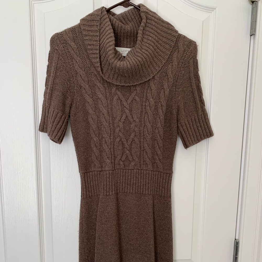 LOFT sweater dress, size xs, worn a few times